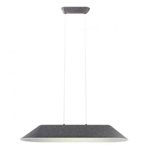 REDO AKIRA függeszték, fém, műanyag, szürke, LED, 3000K, 23.5W, 1850lm - 01-3530