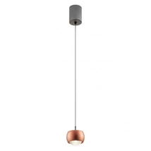 Redo AVES függeszték fém, üveg, barna, áttetsző, LED, 12W, 720lm, 3000K - 01-3548
