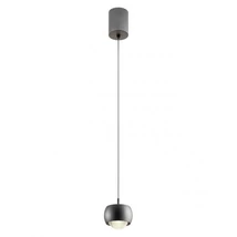 Redo AVES függeszték fém, üveg, fekete, áttetsző, LED, 12W, 720lm, 3000K - 01-3550
