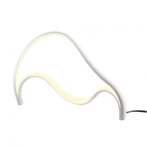 REDO TEMPEST asztali lámpa, fém, fehér, LED, 3000K, 12W, 840lm - 01-3600