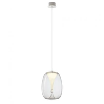 REDO DROP függeszték, fém, üveg, króm, áttetsző, LED, 3000K, 15W, 1050lm - 01-3629