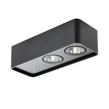 REDO YUKI mennyezetlámpa, fém, fekete, LED, 3000K, 10W, 738lm - 01-3692