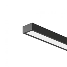 REDO HORIZON fali lámpa, fém, üveg, fekete, fehér, LED, 3000K-4000K, 24W, 1460lm, IP44 - 01-3788