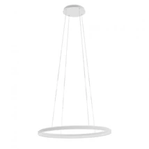 REDO NOBU függeszték, fém, műanyag, fehér, LED, 3000K-4000K, 80W, 4904lm - 01-3812