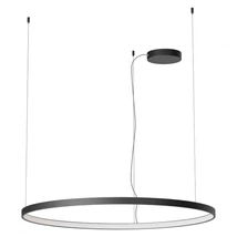 REDO ORION függeszték, fém, fekete, LED, 2700K-3000K-4000K, 75W, 5544lm - 01-3877