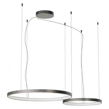 REDO ORION függeszték, fém, nikkel, LED, 2700K-3000K-4000K, 98W, 6148lm - 01-3880