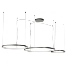 REDO ORION függeszték, fém, nikkel, LED, 2700K-3000K-4000K, 176W, 11406lm - 01-3884