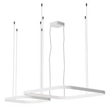 REDO ORION függeszték, fém, fehér, LED, 2700K-3000K-4000K, 96W, 6008lm - 01-3898