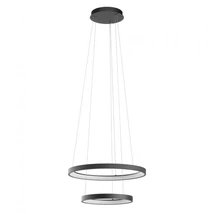 REDO ICONIC függeszték, fém, fekete, LED, 3000K-4000K, 80W, 4858lm - 01-3919