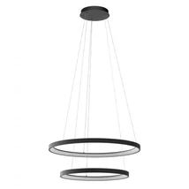REDO ICONIC függeszték, fém, fekete, LED, 3000K-4000K, 110W, 6654lm - 01-3922