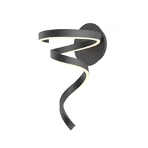 REDO SCROLL fali lámpa, fém, fekete, LED, 3000K-4000K-6000K, 15W, 850lm - 01-4006