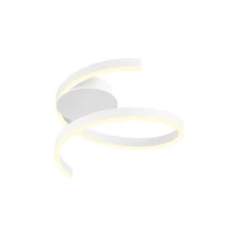 REDO SCROLL mennyezetlámpa, fém, fehér, LED, 3000K-4000K-6000K, 27W, 1420lm - 01-4007