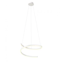 REDO SCROLL függeszték, fém, fehér, LED, 3000K-4000K-6000K, 38W, 1910lm - 01-4013
