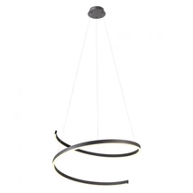 REDO SCROLL függeszték, fém, fekete, LED, 3000K-4000K-6000K, 46W, 2182lm - 01-4018