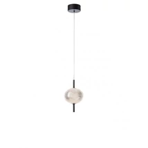 Redo VENTURA függeszték fém, akril, fekete, áttetsző, LED, 6W, 667lm, 3000K - 01-4023