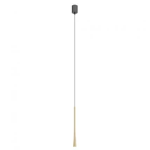 REDO ITO függeszték, fém, fekete, arany, LED, 2700K, 6.2W, 481lm - 01-4071