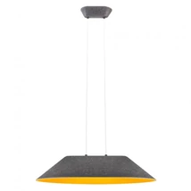 REDO AKIRA függeszték, fém, műanyag, szürke, sárga, LED, 2700K, 12W, 872lm - 01-4103