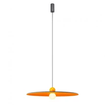 REDO NUWA függeszték, fém, szürke, narancssárga, LED, 2700K, 7W, 390lm - 01-4111