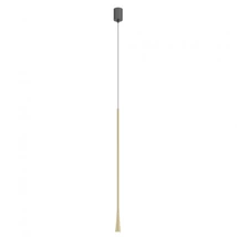 REDO ITO függeszték, fém, fekete, arany, LED, 3000K, 6.2W, 495lm - 01-4121