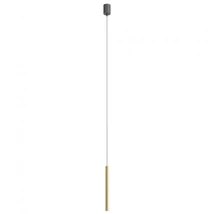 REDO KANJI függeszték, fém, fekete, arany, LED, 3000K, 6.2W, 495lm - 01-4133