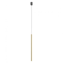 REDO KANJI függeszték, fém, fekete, arany, LED, 2700K, 6.2W, 481lm - 01-4163