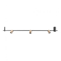 REDO KOBE fali lámpa, fém, fekete, kávé, LED, 2700K, 20W, 1518lm - 01-4213