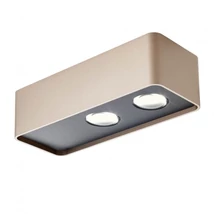 REDO YUKI fali lámpa, fém, kávé, fekete, LED, 2700K, 10W, 573lm - 01-4235