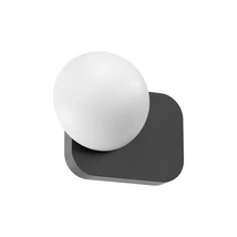 Redo LUMIEN mennyezeti lámpa fém, üveg, fekete, fehér, LED, 7W, 366lm, 2700K-3000K - 01-4324