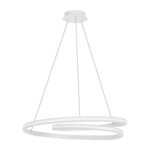 Redo TORSION függeszték fém, fehér, LED, 60W, 5712lm, 2700K-3000K-4000K - 01-4363