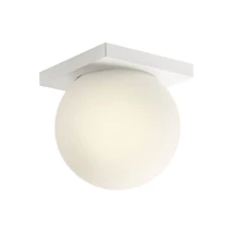 Redo OPALE fali lámpa fém, üveg, fehér, opál, LED, 12W, 1200lm, 2700K, IP44  - 01-4380