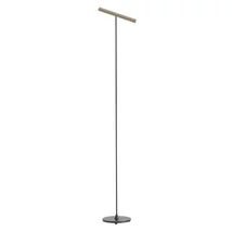 Redo PRAXI állólámpa fém, fekete, barna, LED, 8.3W, 389lm, 3000K - 01-4398