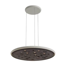 Redo NEBA függeszték fém, filc, szürke, fekete, LED, 48.5W, 3505lm, 3000K - 01-4403