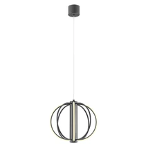 Redo MOSS függeszték fém, fekete, LED, 20W, 1254lm, 3000K - 01-4427