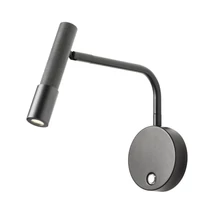 Redo DRILL fali lámpa fém, fekete, LED, 8W, 530lm, 3000K - 01-4440