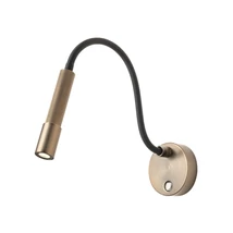 Redo DRILL fali lámpa fém, bronz, fekete, LED, 8W, 530lm, 3000K - 01-4445
