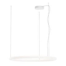 Redo HALLEY függeszték fém, fehér, LED, 50W, 4753lm, 2700K-3000K-4000K, IP40 - 01-4457