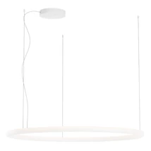 Redo HALLEY függeszték fém, fehér, LED, 60W, 5632lm, 2700K-3000K-4000K, IP40 - 01-4458