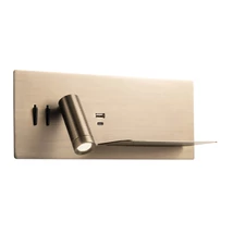 Redo BROOK fali lámpa fém, bronz, LED, 8W+3W, 135lm+733lm, 3000K - 01-4468