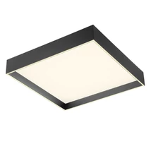 Redo HOVER mennyezeti lámpa fém, műanyag, fekete, fehér, LED, 40W+15W, 3586lm, 2700K+3000K+4000K - 01-4472