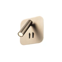 Redo QUDA fali lámpa fém, bronz, LED, 6W+3W, 330lm+135lm, 3000K - 01-4473
