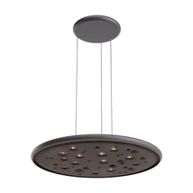 Redo NEBA függeszték fém, filc, fekete, LED, 48.5W, 3364lm, 2700K - 01-4572
