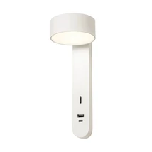 Redo SADES fali lámpa fém, fehér, LED, 6W, 400lm, 3000K - 01-4640