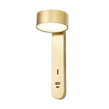 Redo SADES fali lámpa fém, arany, LED, 6W, 400lm, 3000K - 01-4641