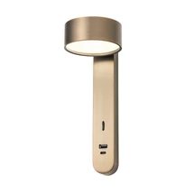 Redo SADES fali lámpa fém, bronz, LED, 6W, 400lm, 3000K - 01-4642