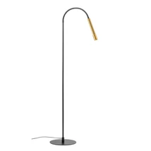 Redo DRILL állólámpa fém, arany, fekete, LED, 8W, 490lm, 2700K - 01-4721