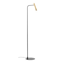 Redo DRILL állólámpa fém, arany, fekete, LED, 8W, 510lm, 3000K - 01-4736