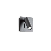 Redo TOMIX fali lámpa fém, fekete, LED, 3W, 125lm, 2700K - 01-4761
