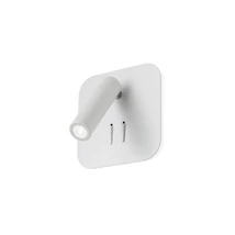 Redo QUDA fali lámpa fém, fehér, LED, 6W+3W, 301lm+115lm, 2700K - 01-4773