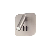 Redo QUDA fali lámpa fém, nikkel, LED, 6W+3W, 301lm+115lm, 2700K - 01-4775