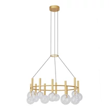 Redo BOLLA függeszték fém, üveg, arany, áttetsző, LED, 53W, 4230lm, 2700K-3000K - 01-4783